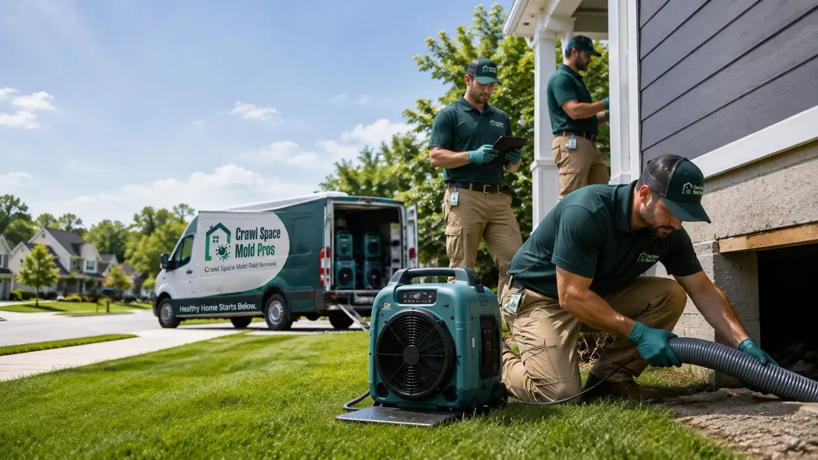 Crawl Space Mold Removal in Neosho, WI